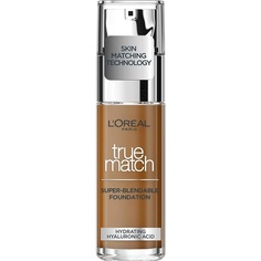 L&apos;Oreal Paris True Match Жидкая тональная основа для ухода за кожей с гиалуроновой кислотой Spf 17 30 мл 8N Капучино, L&apos;Oreal L'Oreal