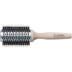Ecohair Combo круглая щетка из 100% щетины кабана и нейлона, 44 мм, экологически чистая профессиональная бамбуковая щетка для волос, Olivia Garden
