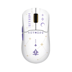 Беспроводная игровая мышь Valkyrie M1, белый/фиолетовый