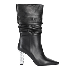 Сапоги Karl Lagerfeld Kolumn Mid Leg Ruche, черный