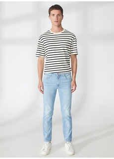Мужские джинсовые брюки узкого кроя цвета индиго с нормальной талией Denim Trip