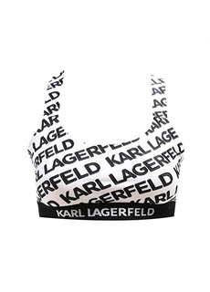 Белый женский топ бикини Karl Lagerfeld