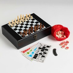 Набор 2 в 1: шахматы, лото, 22 х 27 см NO Brand