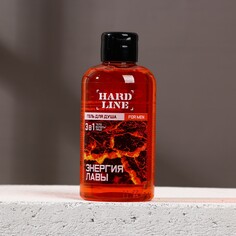 Hard line, гель для душа 3в1, тело, лицо и волосы, энергия лавы