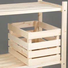 Ящик деревянный для стеллажей 25х35х23 см Добропаровъ