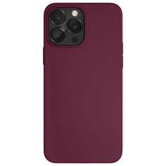 Чехол для смартфона VLP Liquid Silicone MagSafe для iPhone 14 Pro Max, марсала