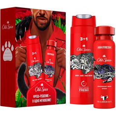 Набор подарочный Old Spice Nightpanther дезодорант-спрей и гель для душа