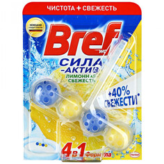 Сменный блок Bref Сила-актив 4 в 1 Лимонная свежесть 53 г