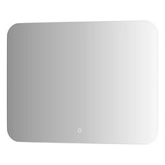 Зеркало Defesto Opti 80x60 25W с LED-подсветкой, сенсорный выключатель, теплый свет