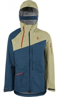 Куртка горнолыжная Scott Jacket Vertic 3L Sahara Beige/Eclipse Blue