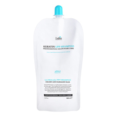 LaDor, Кератиновый шампунь Keratin Shampoo Ph 6.0, сменный блок 500 мл