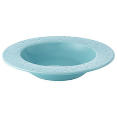 Тарелки тарелка WALMER Niagara 22см глубокая фарфор голубой