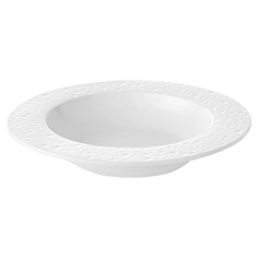 Тарелки тарелка WALMER Niagara 22см глубокая фарфор белый
