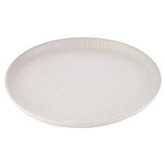 Тарелки тарелка WALMER Ripple 22см десертная керамика кремовый
