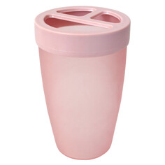 Стаканы для ванной стакан для зубных щеток АКВАЛИНИЯ Rose пластик розовый