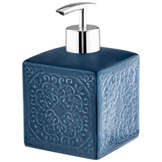 Дозаторы дозатор для жидкого мыла РЫЖИЙ КОТ Марокко керамика синий