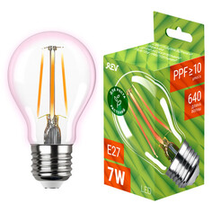 Лампы для растений лампа светодиодная для растений REV 7Вт E27 575-650Нм PPF>10 груша