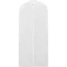 Чехол для одежды 60x135 см цвет белый Без бренда