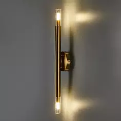 Светильник настенный бра Match FR6109WL-02G цвет золото Freya