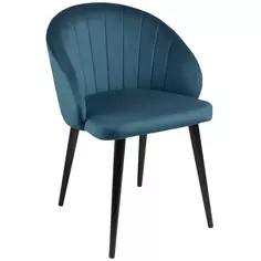 Кресло Луиза 53x79x53 см цвет синий Без бренда