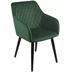 Кресло AV310 59x84x52 см цвет темно-зеленый Без бренда