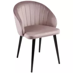 Кресло Луиза 53x79x53 см цвет светло-розовый Без бренда