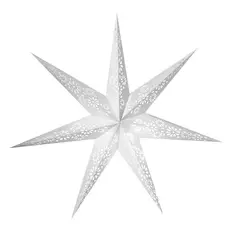 Украшение светодиодное Звезда классическая для дома 1 светодиод 100 см цвет белый Без бренда