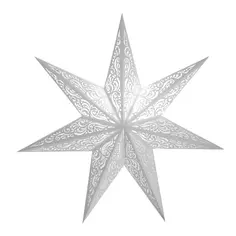 Украшение светодиодное Звезда классическая для дома 60 см цвет белый Без бренда
