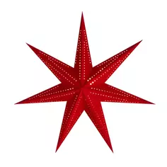 Украшение светодиодное Звезда классическая для дома 1 светодиод 60 см цвет красный Без бренда