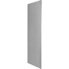 Дверь для шкафа Лион 59.4x193.8x1.6 см цвет серый глянец Без бренда