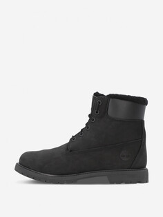 Ботинки утепленные женские Timberland 6In Premium Shearling Lined Wp Boot, Черный