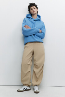 джемпер женский Худи oversize утепленная с начесом и капюшоном Befree
