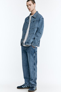 брюки джинсовые мужские Джинсы carpenter прямые с накладными карманами Befree
