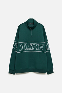 джемпер мужской Толстовка oversize с воротником и принтом Befree