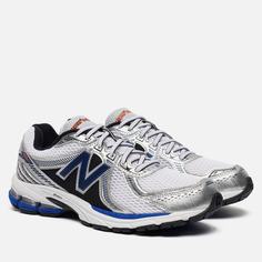 Кроссовки New Balance 860v2, цвет серебряный, размер 43 EU