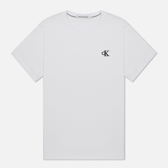 Мужская футболка Calvin Klein Jeans Essential Monogram Logo, цвет белый