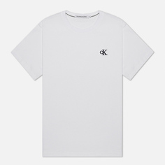 Мужская футболка Calvin Klein Jeans Essential Monogram Logo, цвет белый, размер XXL