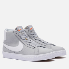 Мужские кроссовки Nike SB Zoom Blazer Mid, цвет серый, размер 42.5 EU