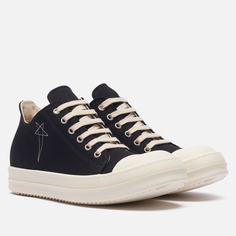 Женские кеды Rick Owens DRKSHDW Luxor Low Sneak, цвет чёрный