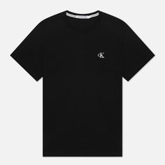 Мужская футболка Calvin Klein Jeans Essential Monogram Logo, цвет чёрный