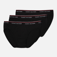 Комплект мужских трусов Tommy Hilfiger Underwear 3-Pack Cotton Briefs, цвет чёрный