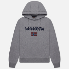 Мужская толстовка Napapijri Ayas Hoodie, цвет серый