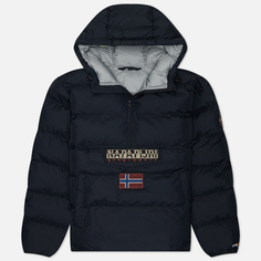 Мужская куртка анорак Napapijri Rainforest Pocket Winter Puffer, цвет чёрный