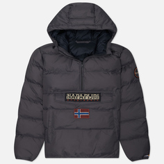 Мужская куртка анорак Napapijri Rainforest Pocket Winter Puffer, цвет серый