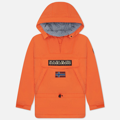 Мужская куртка анорак Napapijri Skidoo 4, цвет оранжевый, размер XXL