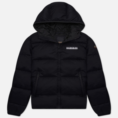 Мужской пуховик Napapijri A-Suomi Hooded 1, цвет чёрный