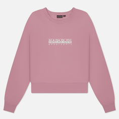 Женская толстовка Napapijri B-Box Crew Neck, цвет розовый
