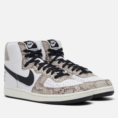 Мужские кроссовки Nike Terminator High Cocoa Snake, цвет белый, размер 45 EU