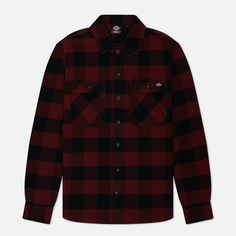 Мужская рубашка Dickies Sacramento, цвет бордовый, размер L