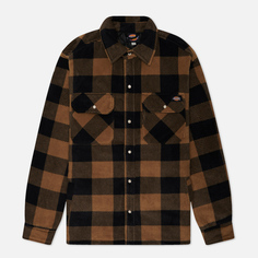 Мужская рубашка Dickies Portland Shacket, цвет коричневый